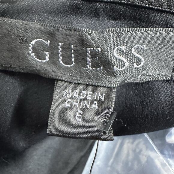 GUESS Women's Gold Grace Sequined Floral Mini Dress Size 6 New - Picture 8 of 12